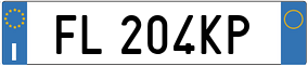 Truck License Plate